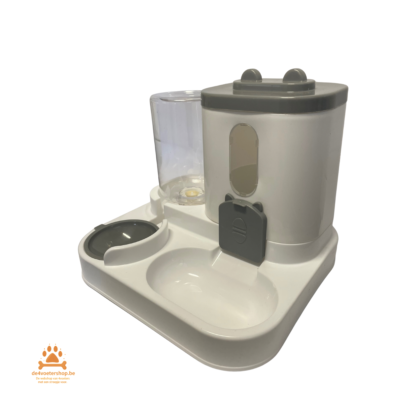 UITVERKOOP 🧡 3-in-1 Voederstation voor Katten & Kleine Honden – Met Automatische Voer- & Waterdispenser