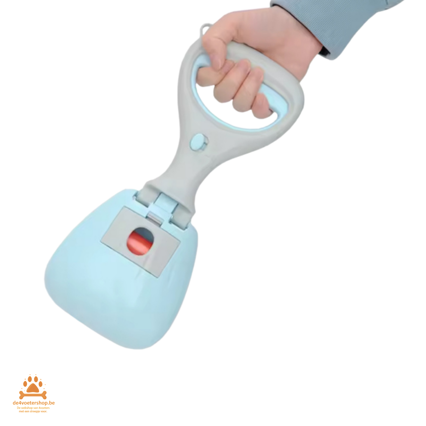 UITVERKOOP 💩 Poepschep met opbergvak voor poepzakjes – 31 x 13 cm