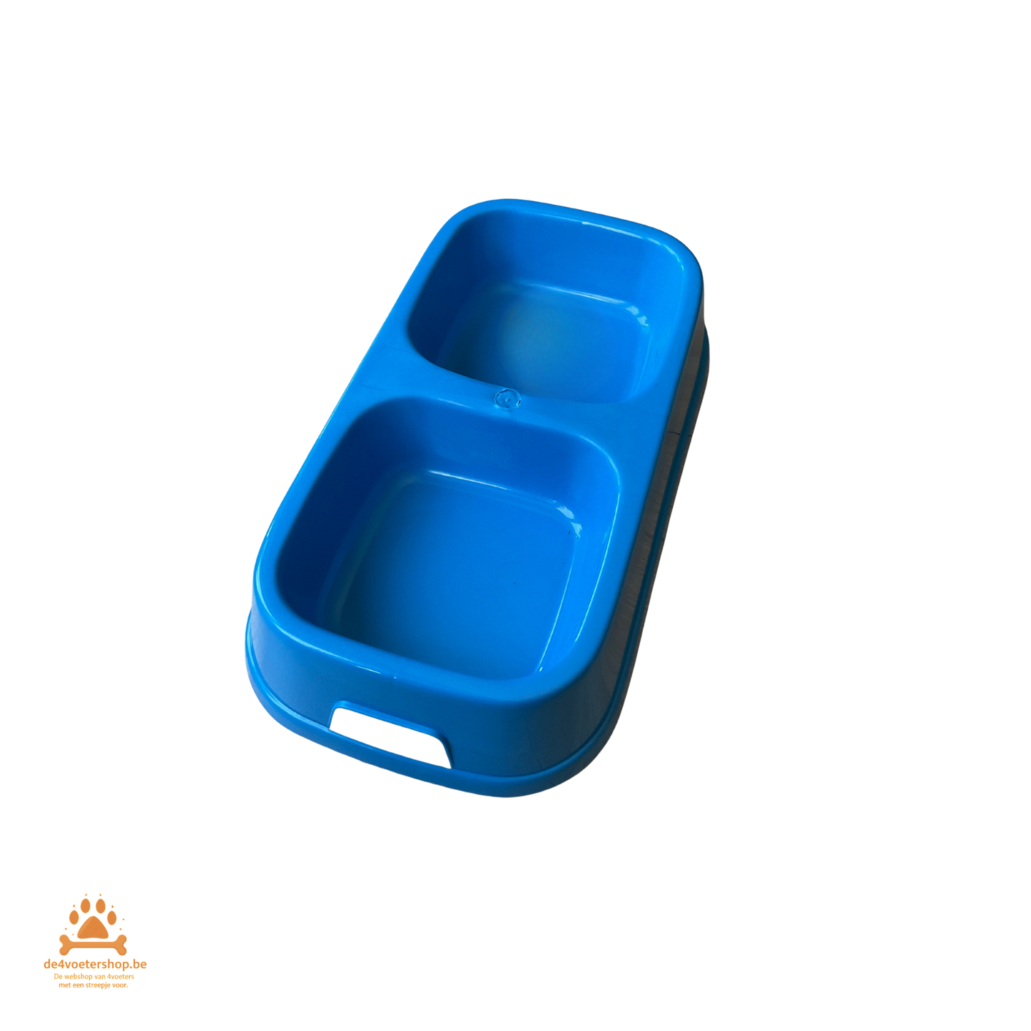 UITVERKOOP Dubbele voer- en drinkbak – stevig, kleurrijk en praktisch!
