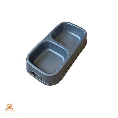 UITVERKOOP Dubbele voer- en drinkbak – stevig, kleurrijk en praktisch!