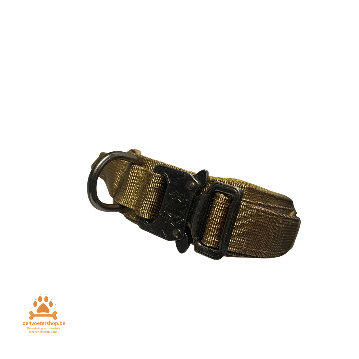 UITVERKOOP  🐾 Tactisch harnas met halsband en leiband – “Service Dog” Set (Coyote Bruin)