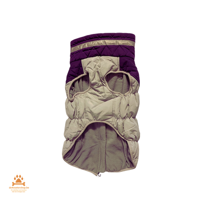 UITVERKOOP Regenjas met fleece – Paars, maat L (laatste stuk)