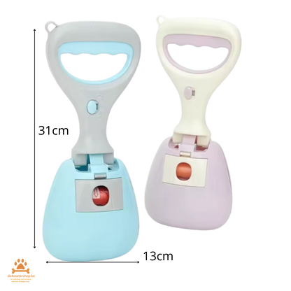 UITVERKOOP 💩 Poepschep met opbergvak voor poepzakjes – 31 x 13 cm