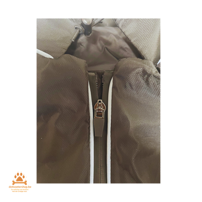 UITVERKOOP 🐾 Waterdichte Hondenjas met Harnas – Comfort & Bescherming in 1
