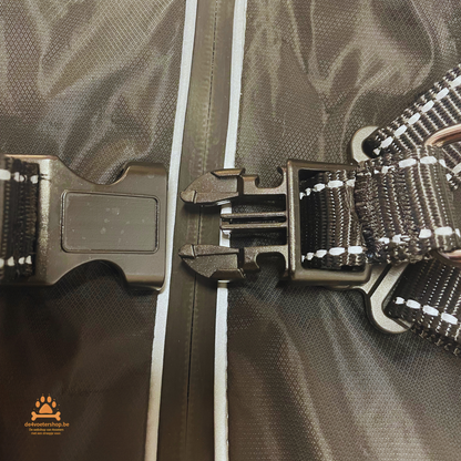 UITVERKOOP 🐾 Waterdichte Hondenjas met Harnas – Comfort & Bescherming in 1