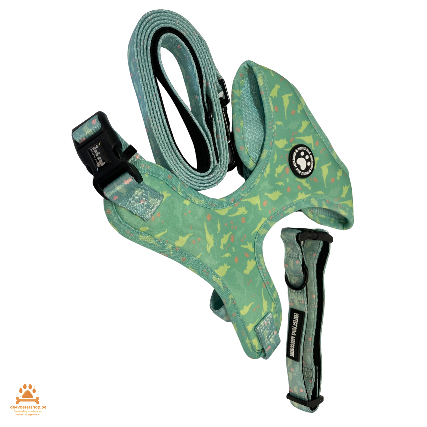 UITVERKOOP Comfort Tuigje Set met Halsband en Lijn Voor Kleine Honden & Katten