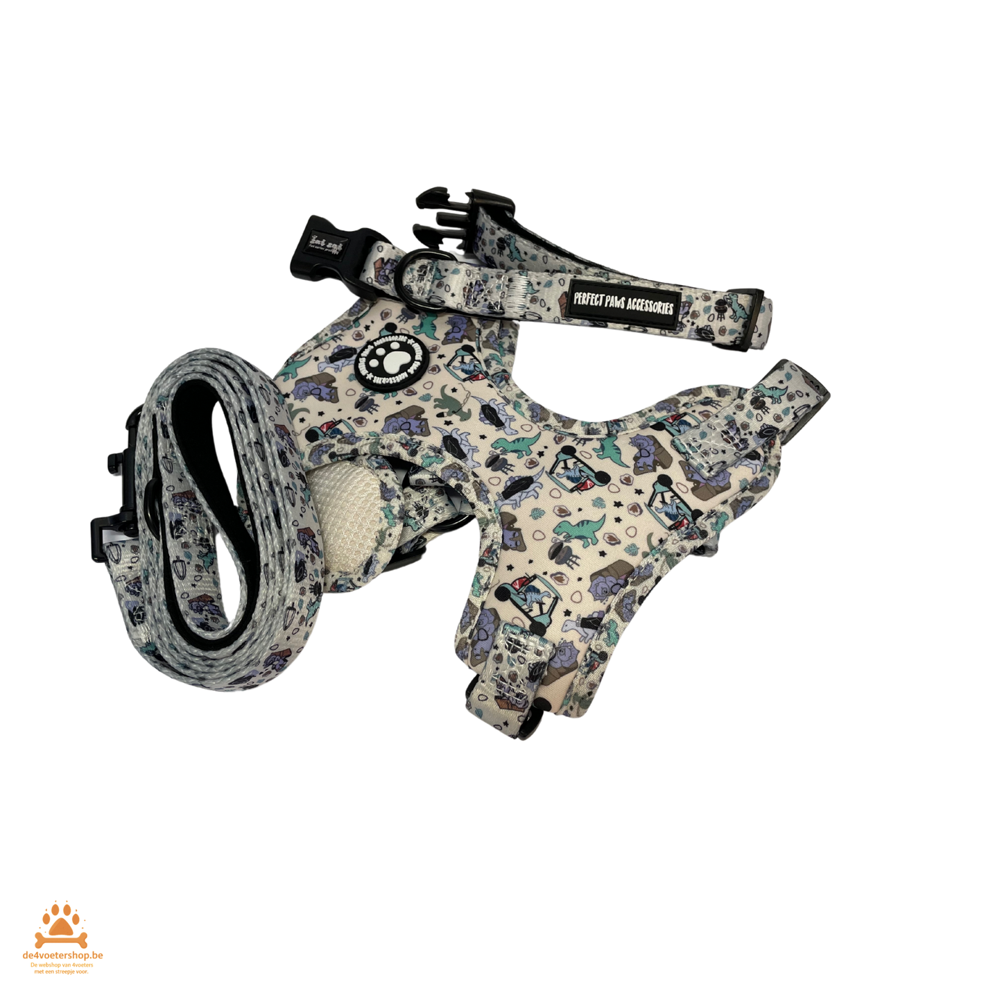 UITVERKOOP Comfort Tuigje Set met Halsband en Lijn Voor Kleine Honden & Katten